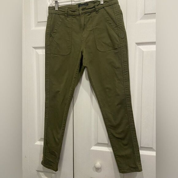 Banana Republic women’s skinny fit solid olive green pants size 29/8​​ - Picture 7 of 13